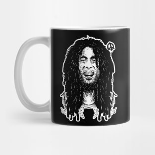 marley bob vintage hand drawing design Mug